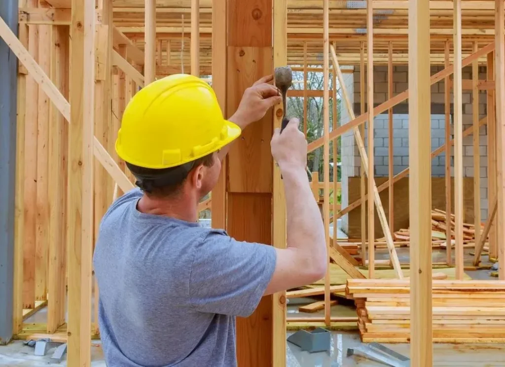 Custom home framing